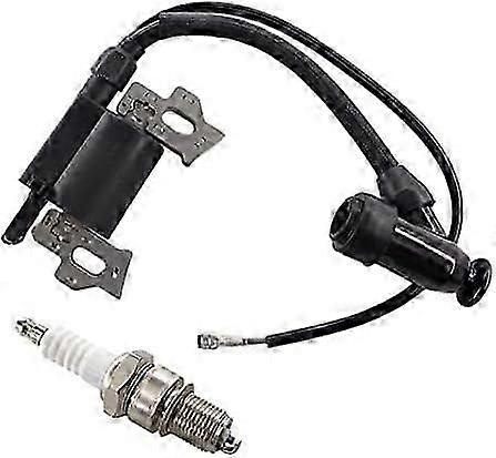 Ignition Coil with Spark Plug for Honda GXV110 GXV120 GXV160 Engine HR216 HRA216 HR2160 HR1950 HR2150 HRA2160 UM21 UM2160 Edition a