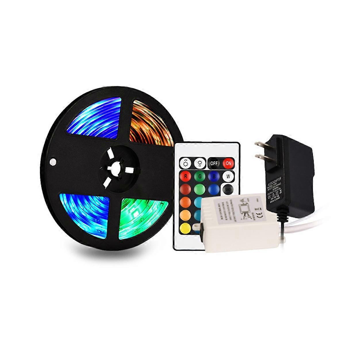 LED Strip Lights 5050 RGB Flexible Tape 5M Ribbon Luces with Bluetooth App Led Lighting Color-Chang
