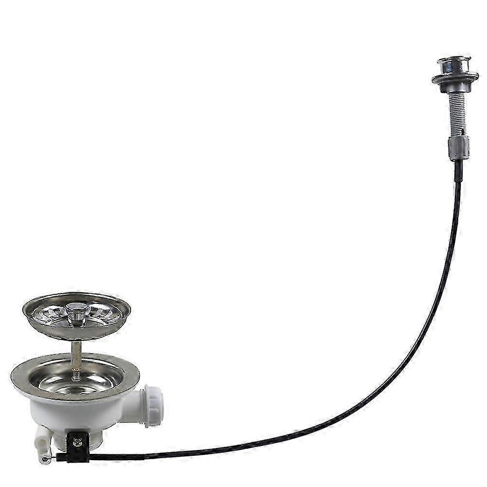 Xk256c019 Sink Drainage System  Filter With Cable Controller  Kitchen Bowl Type  Sink Waste Kit