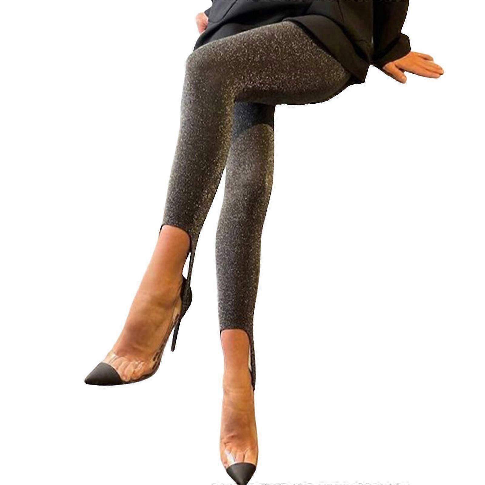 Calze di seta trasparenti con parte superiore di controllo per collant da danza morbida per ragazze e donne XL