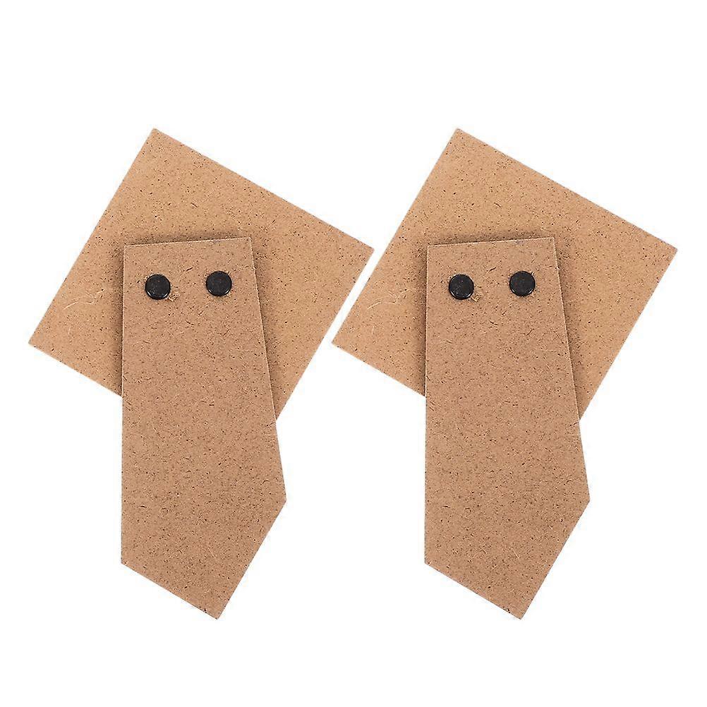 2pcs Cardboard Easel Back Picture Frame Easel Back Diy Photo Frame Easel Back For Picture Frames Canvas And Paintings Light Brown 14.5cm