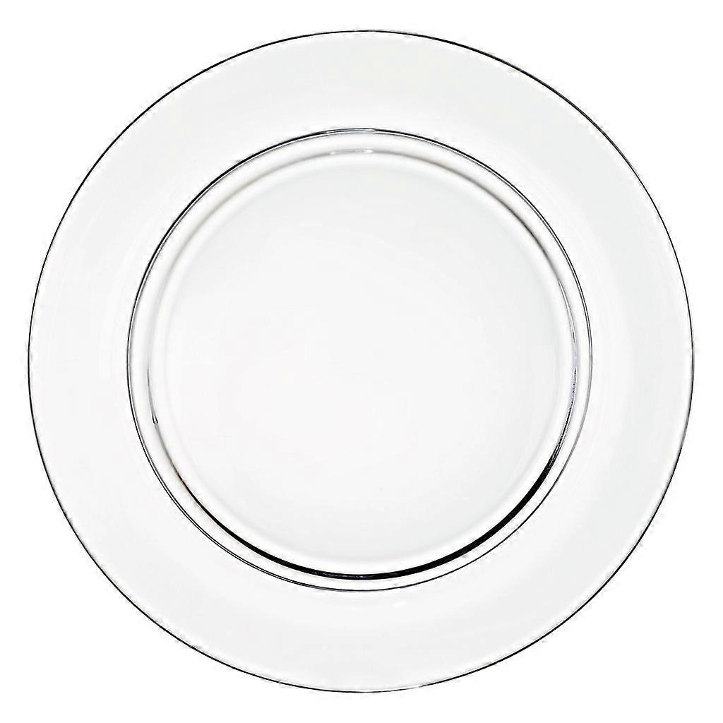 Plates, Dinner Plates, Dessert Plates, Nora Typ 4, 31 cm, Transparent Lead Crystal, Modern Handmade Design