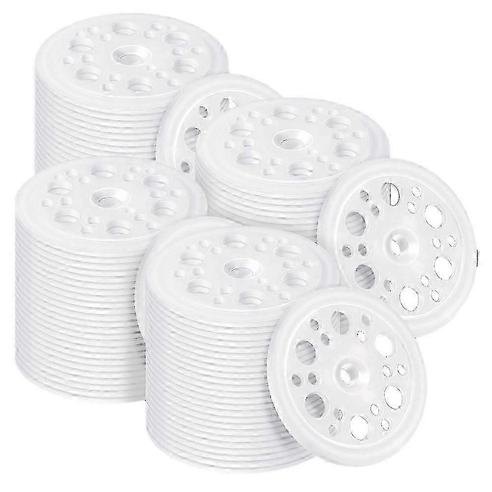 45mm Plastic Insulation Washers for Foam Board - 200pcs Polypropylene Load Spreading Washers