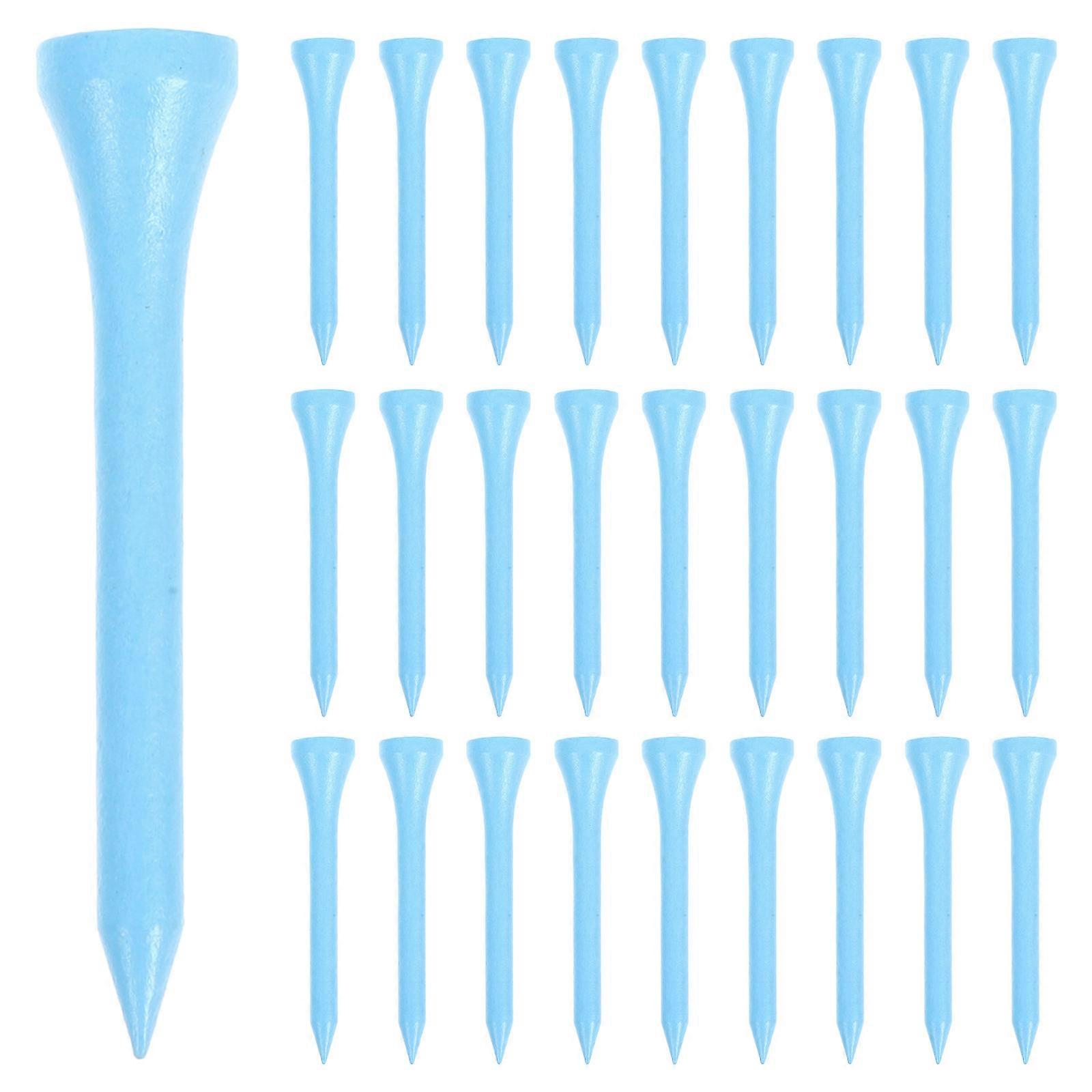 Colored Golf Tees Practice Tees 5.4 X 1 X 1 Cm Bamboo Lightweight Protective For Outdoor Use 100Pcs/Set