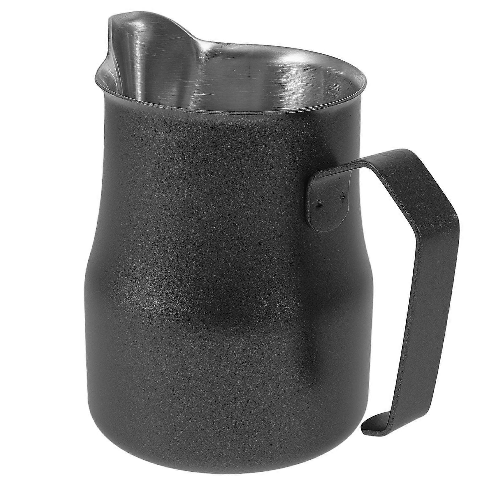 Metal Cup For Frothing Milk Elegant Cafe Use 13.00X11.30X8.00CM Coating Latte 1Set