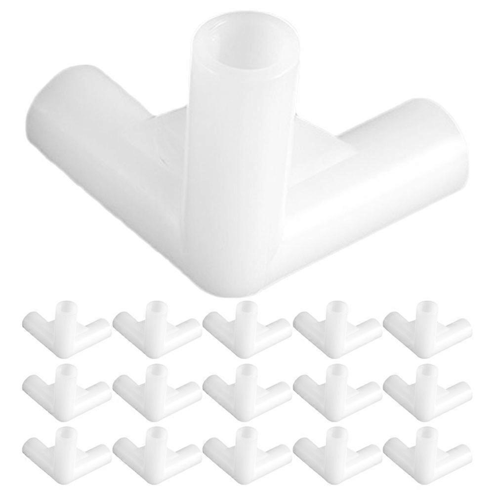 Plastic Tent Pole Connectors 40pcs Lightweight Durable Replacement Joints for Gazebo Canopy Tent Structures Easy DIY Assembly for Camping Gardening
