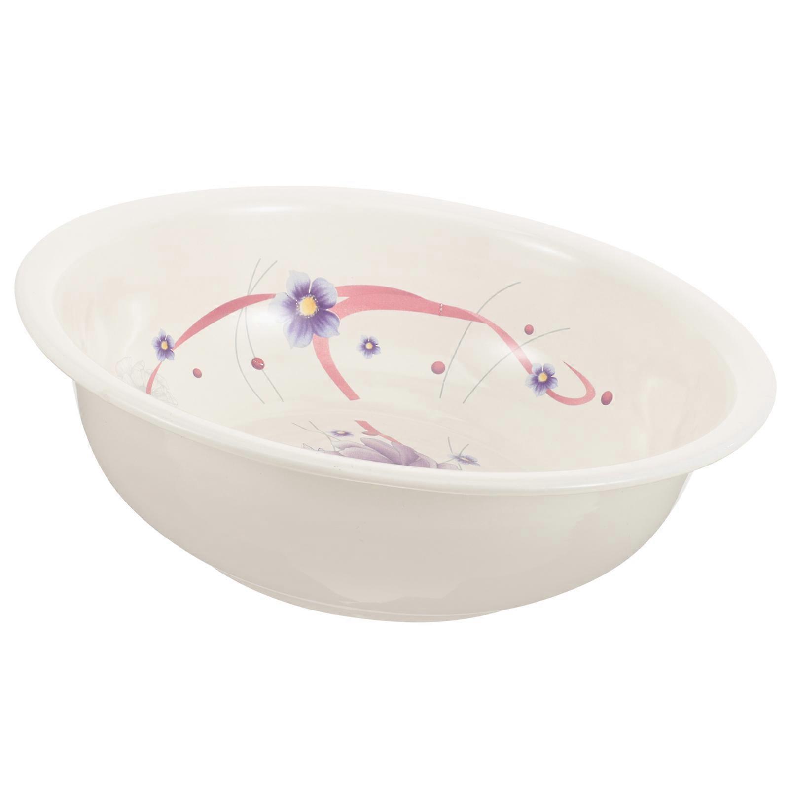 Retro Enamel Basin Large Enamel Mixing Bowl Anti-Corrosion 28cm 1Pack