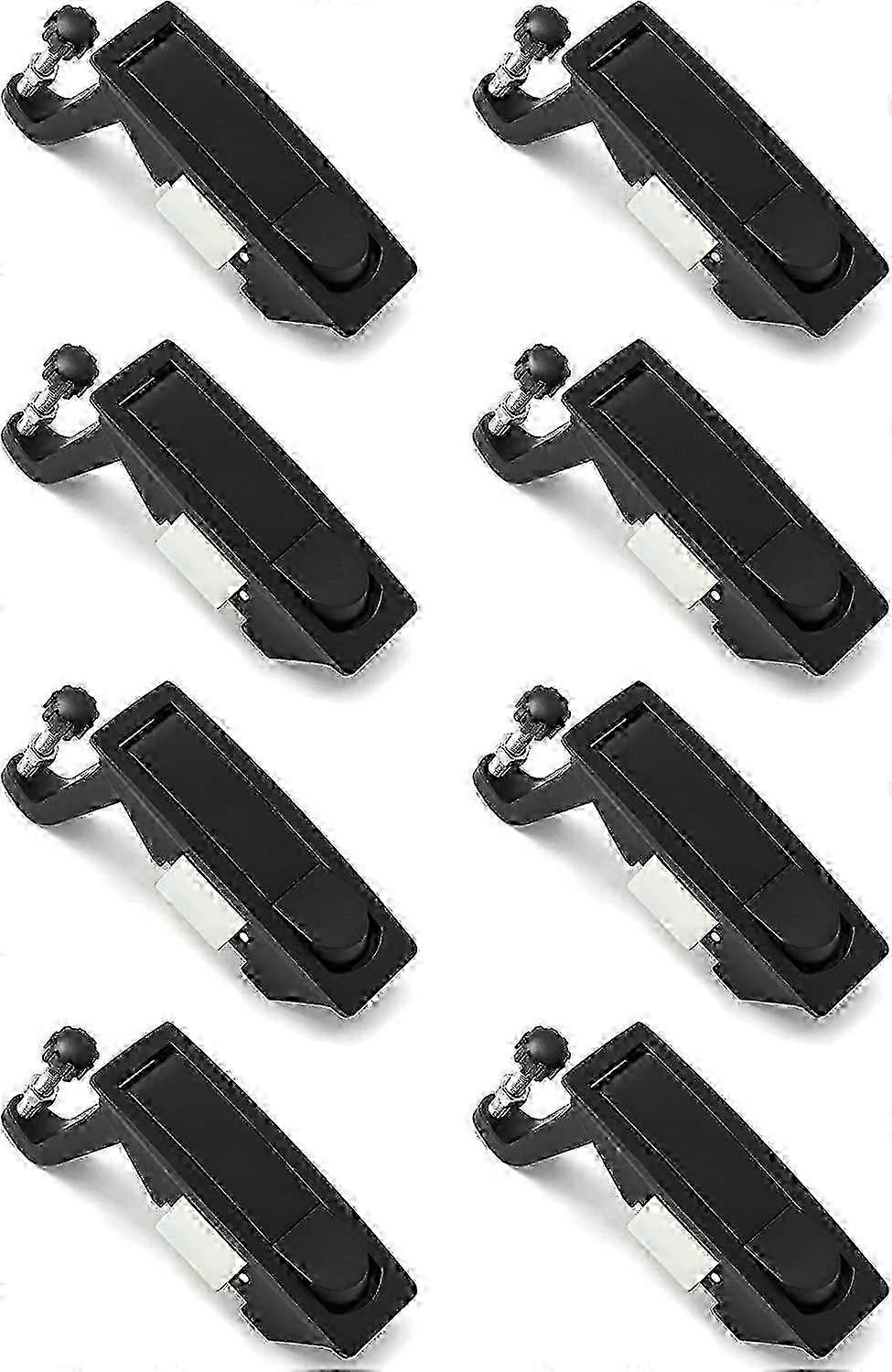 8Pcs Compression Latch Lock Zinc Alloy Flush Lever Latch Adjustable Grip Range 0.04"-0.94" Edition 0620