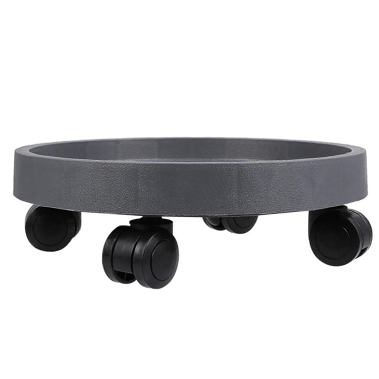 Planter Tray With Wheels Rolling Plant Stand Shops 31.50X31.50X8.80cm Load Bearing Capacity 1Pack