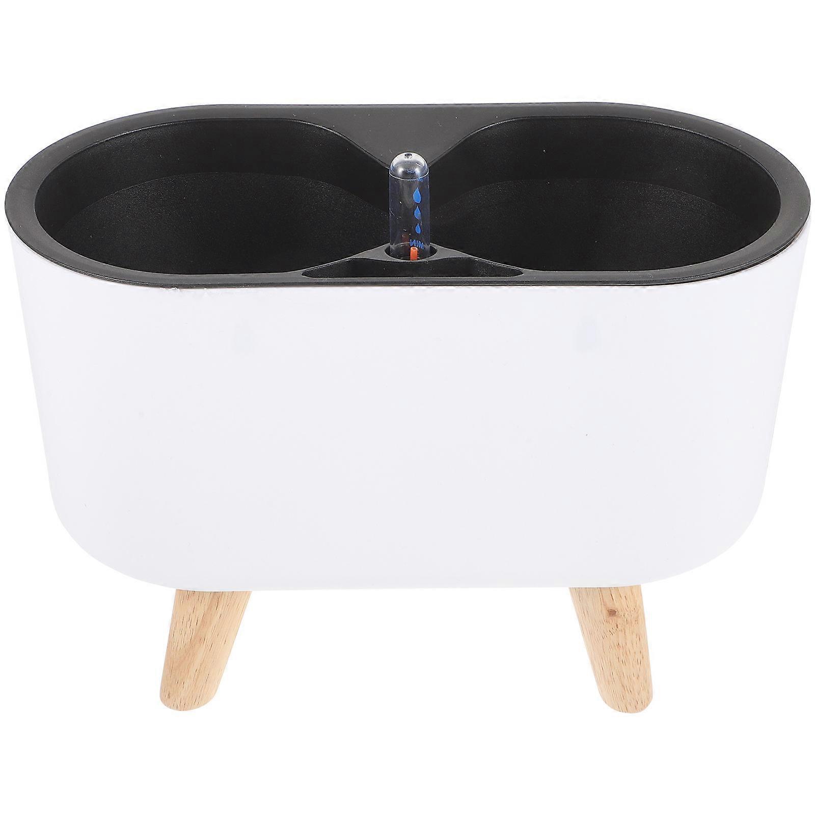 Self Watering Planting Pot With Water Level Indicator Use 1Pack