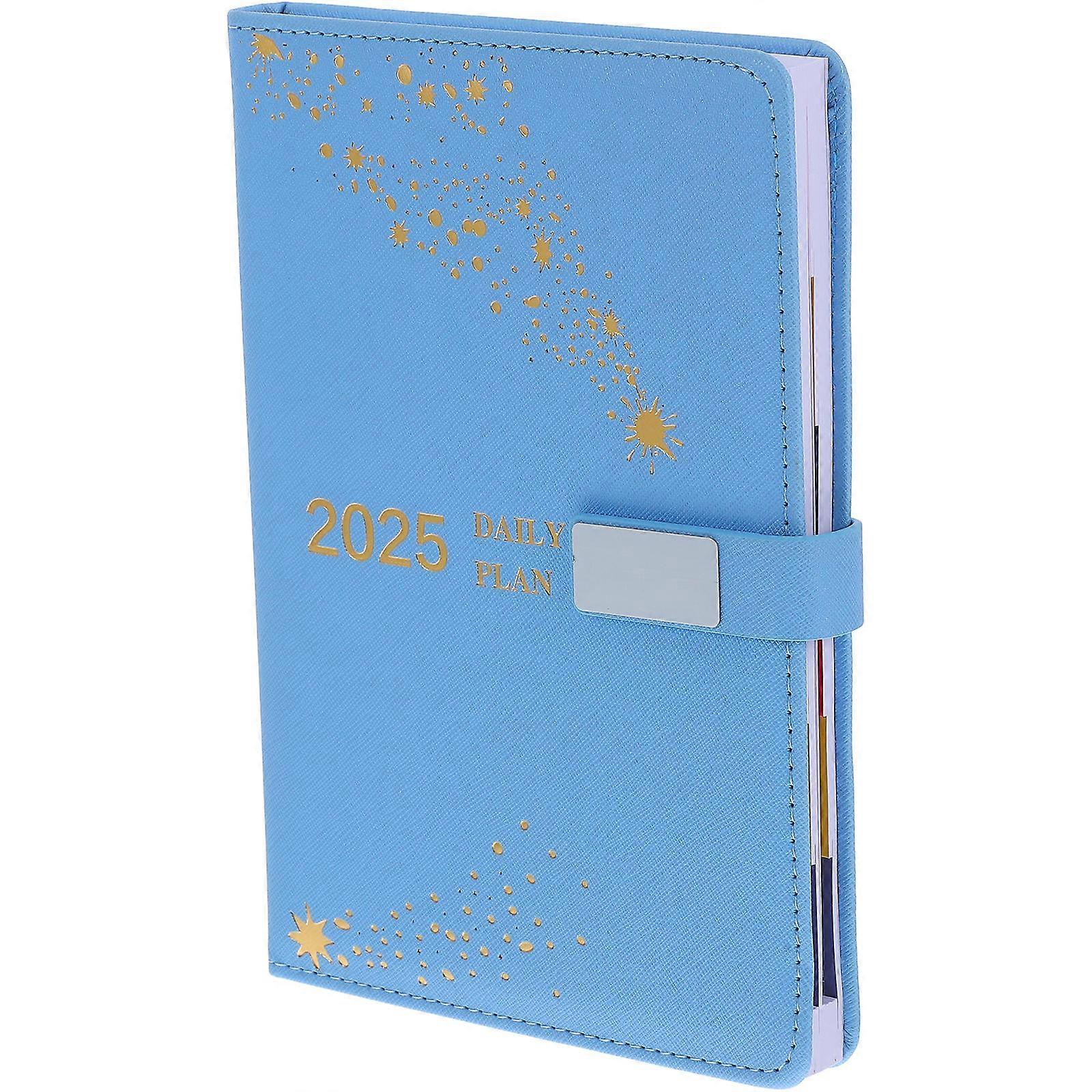 School Planner Daily Planner 2025 Weekly Monthly Planner With Tabs Pu For Personal Use A5 Size Yearly Planning 1Set