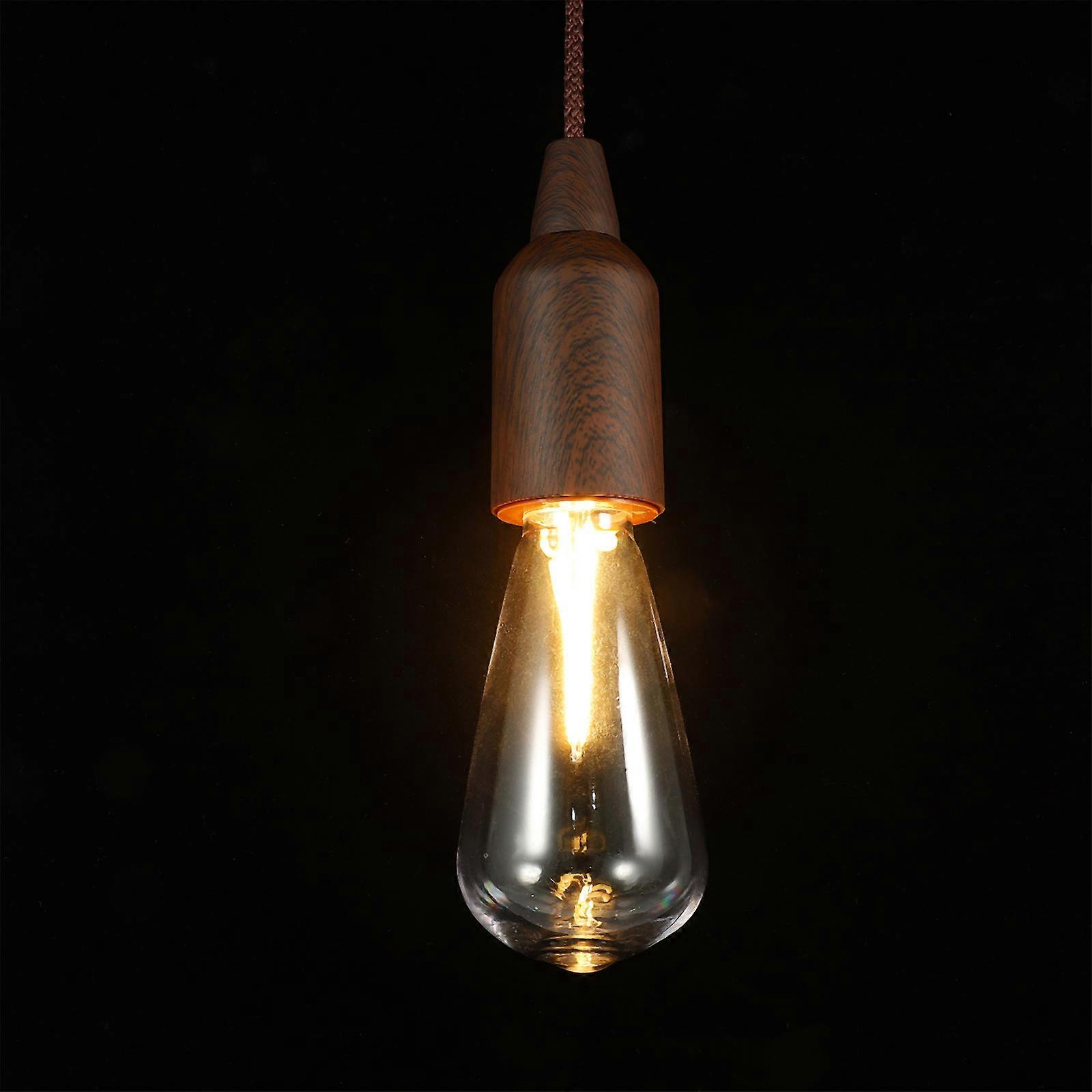 Tent Bulb Light Portable Retro Camping Lamp For Christmas Party Round Shape ABS Material 1Pack