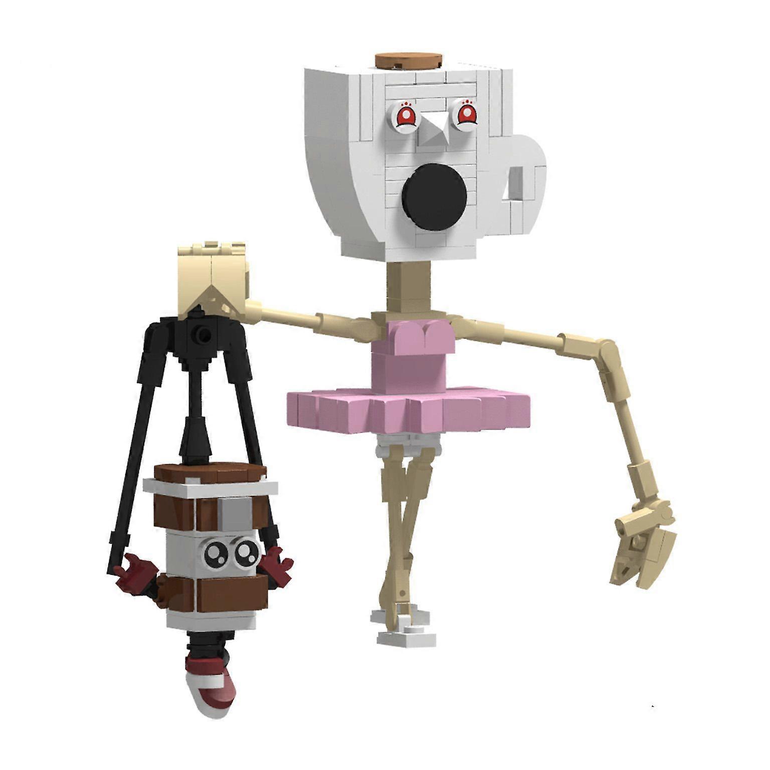 Italian Brainrot Tung Tung Tung Sahur Building Blocks Tralalero Tralala Action Toy Figures _51