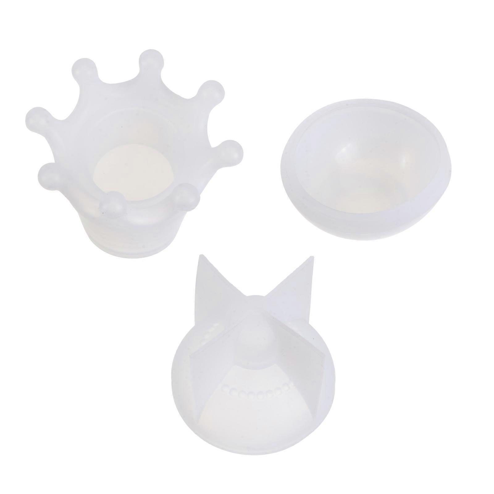 Epoxy Resin Molds With Lid Easy To Clean Diy Crystal Epoxy Silicone Mold For Craft Making 2Pcs