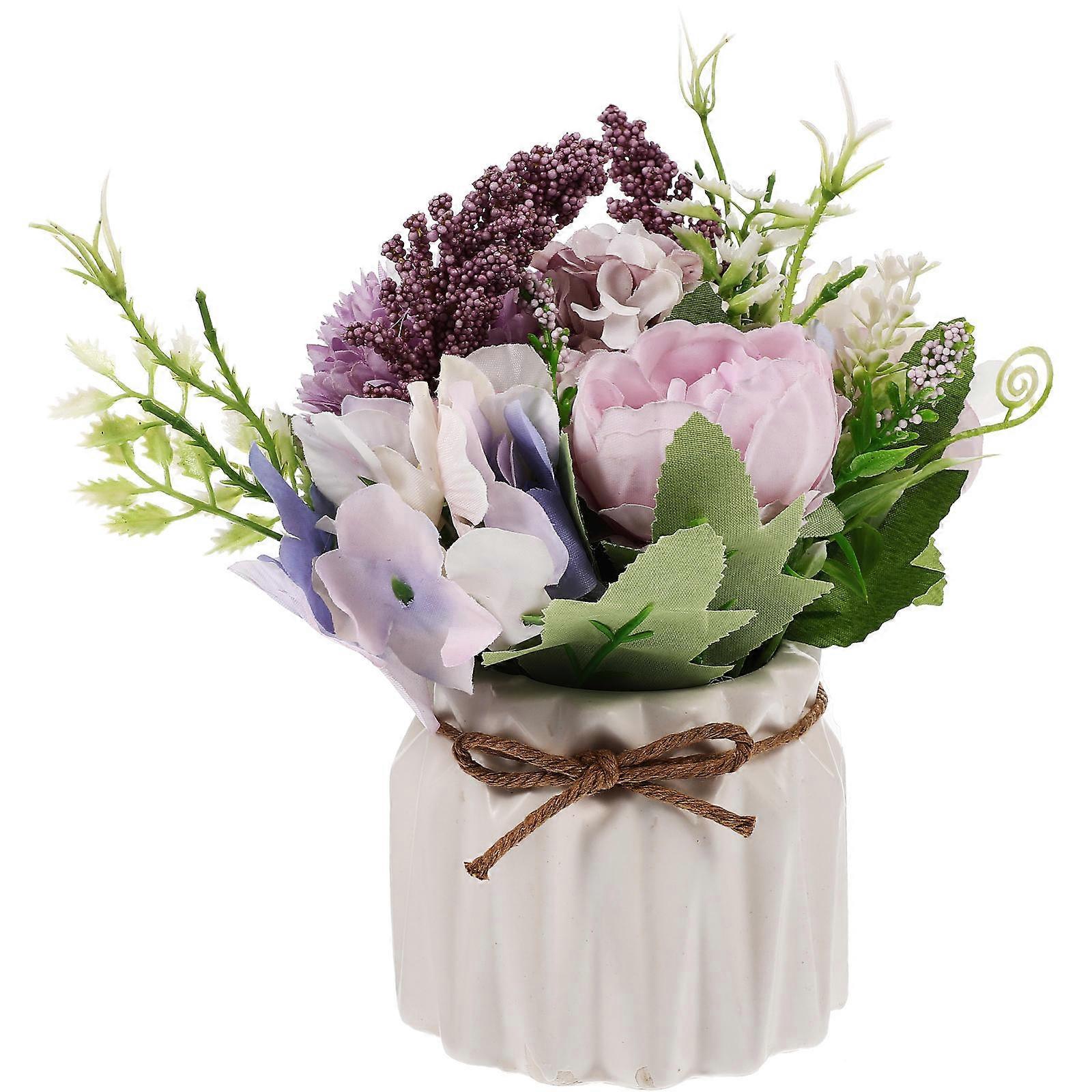 Realistic Artificial Flowers Artificial Plant Room Style Multi Cloth present Elegant Shape 1Pack