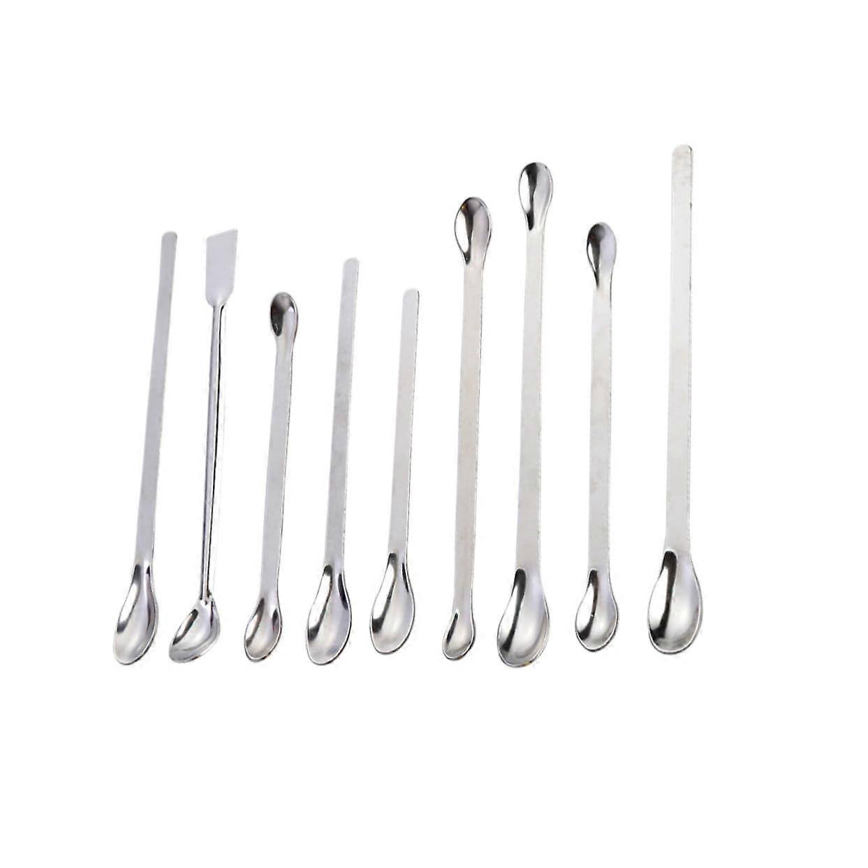Labor Mixing Spoons Set of Various Lengths Durable and Versatile for Laboratory and Culinary Use