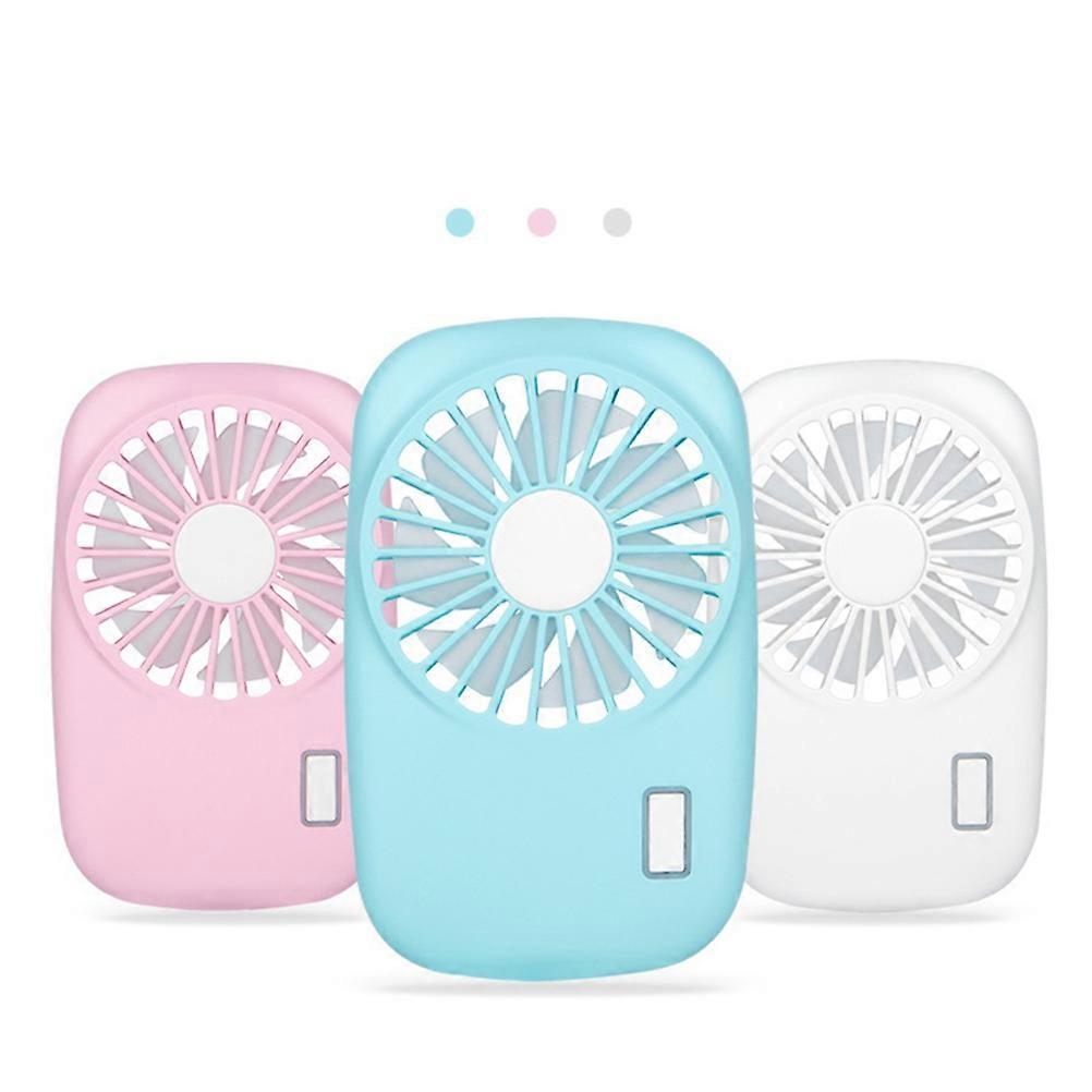 Tiny Fan Portable Usb Handheld Rechargeable Battery Pink 1Pcs