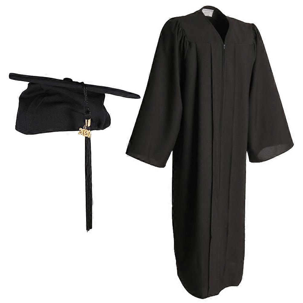 Doctoral Graduation Gown and Cap Set – Durable, Comfortable Formal Costume for High School and University Ceremonies – Smooth Texture, Elegant Design