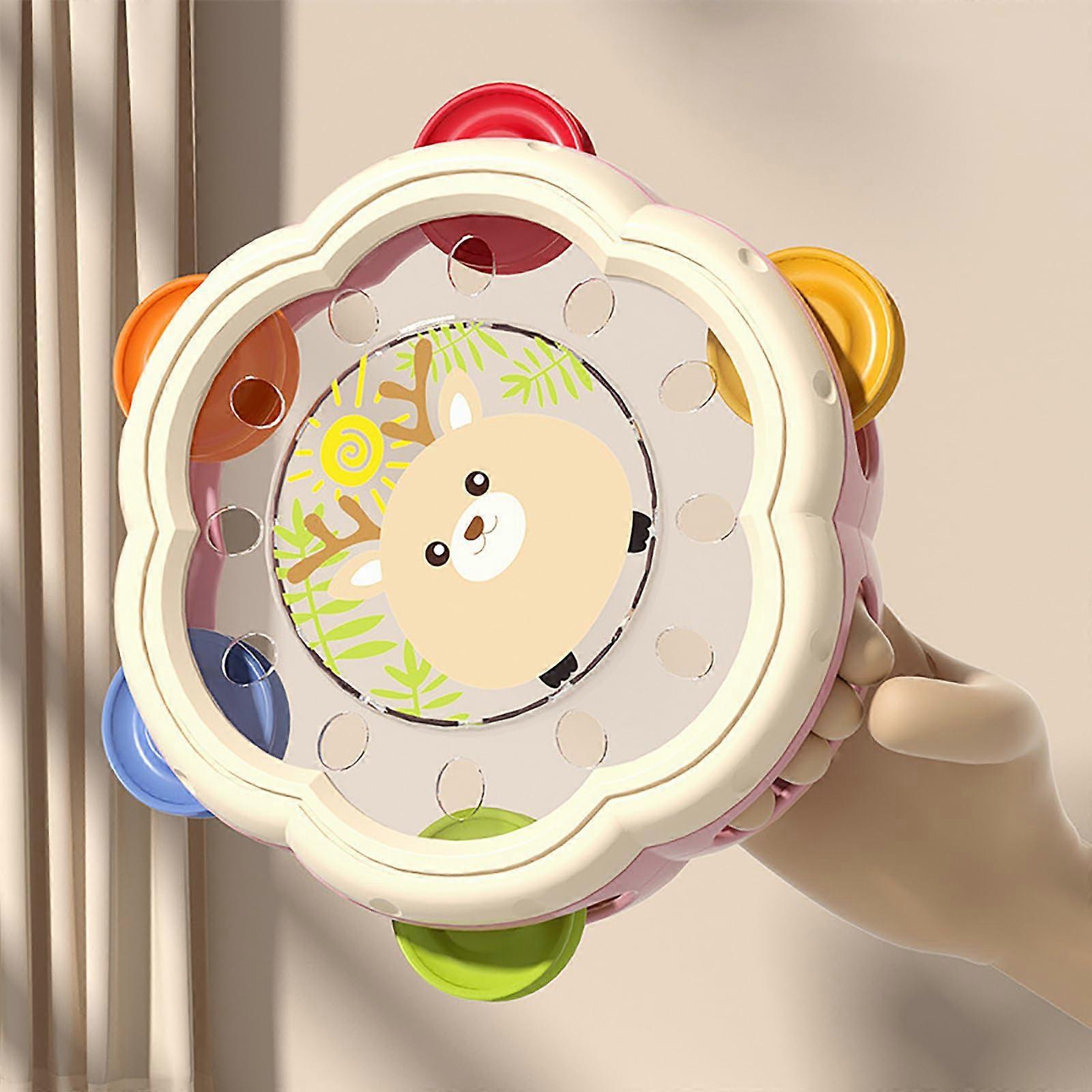 Tiny Tambourine Toy, BPA, Plastic Percussion Instrument for Baby 6.696.69 in Color02