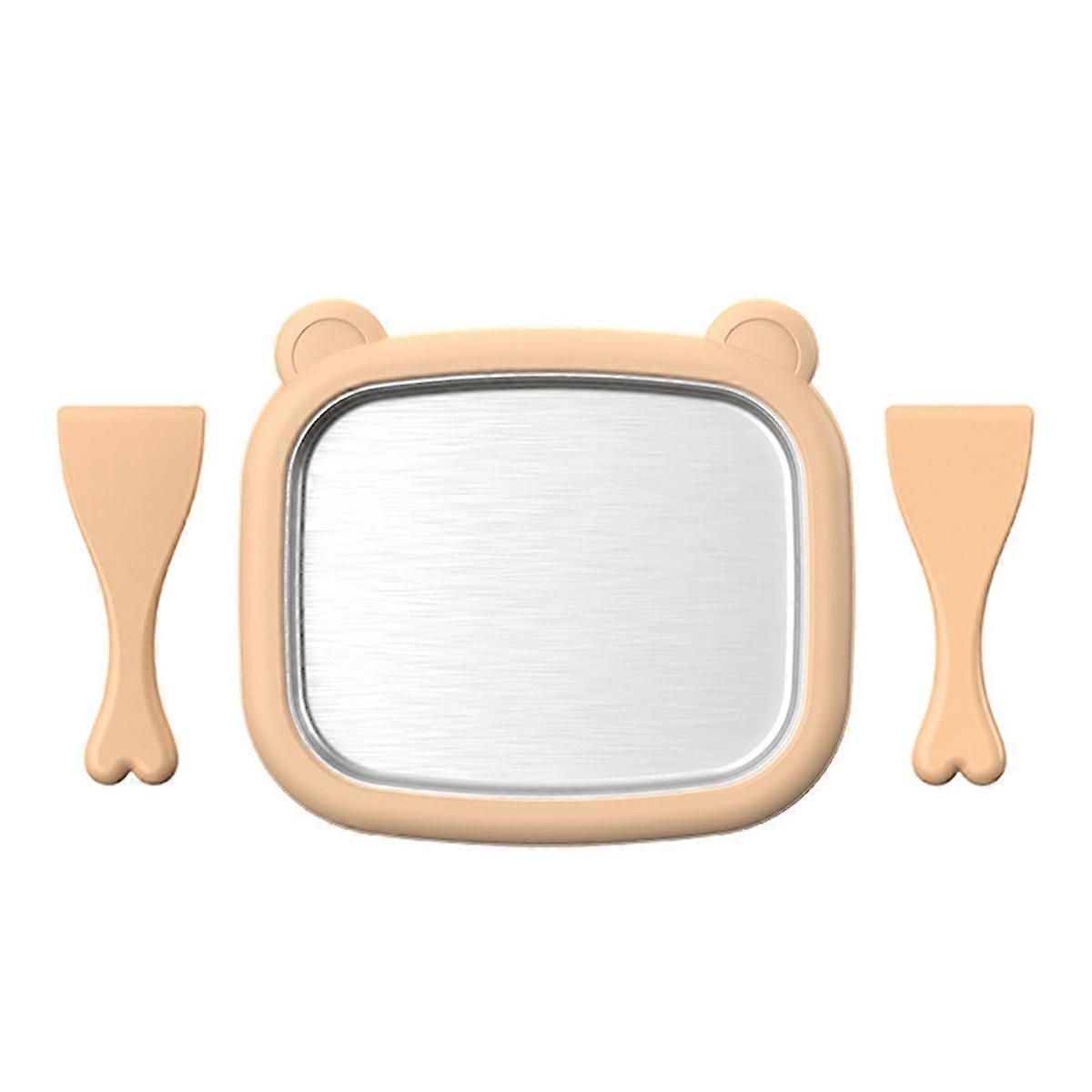 Mini Rolled Ice Cream Maker for Homemade DIY Frozen Treat Instant Ice Cream Maker with Stainless Co