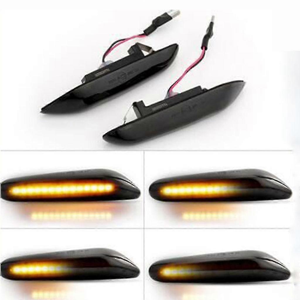 LED Dynamic Turn Signal Light Side Marker secvențial Blinker Lamp pentru BMW E46 E36 E60 E61 E90 E91 E92 E93 X1 E84(Bejoey)293