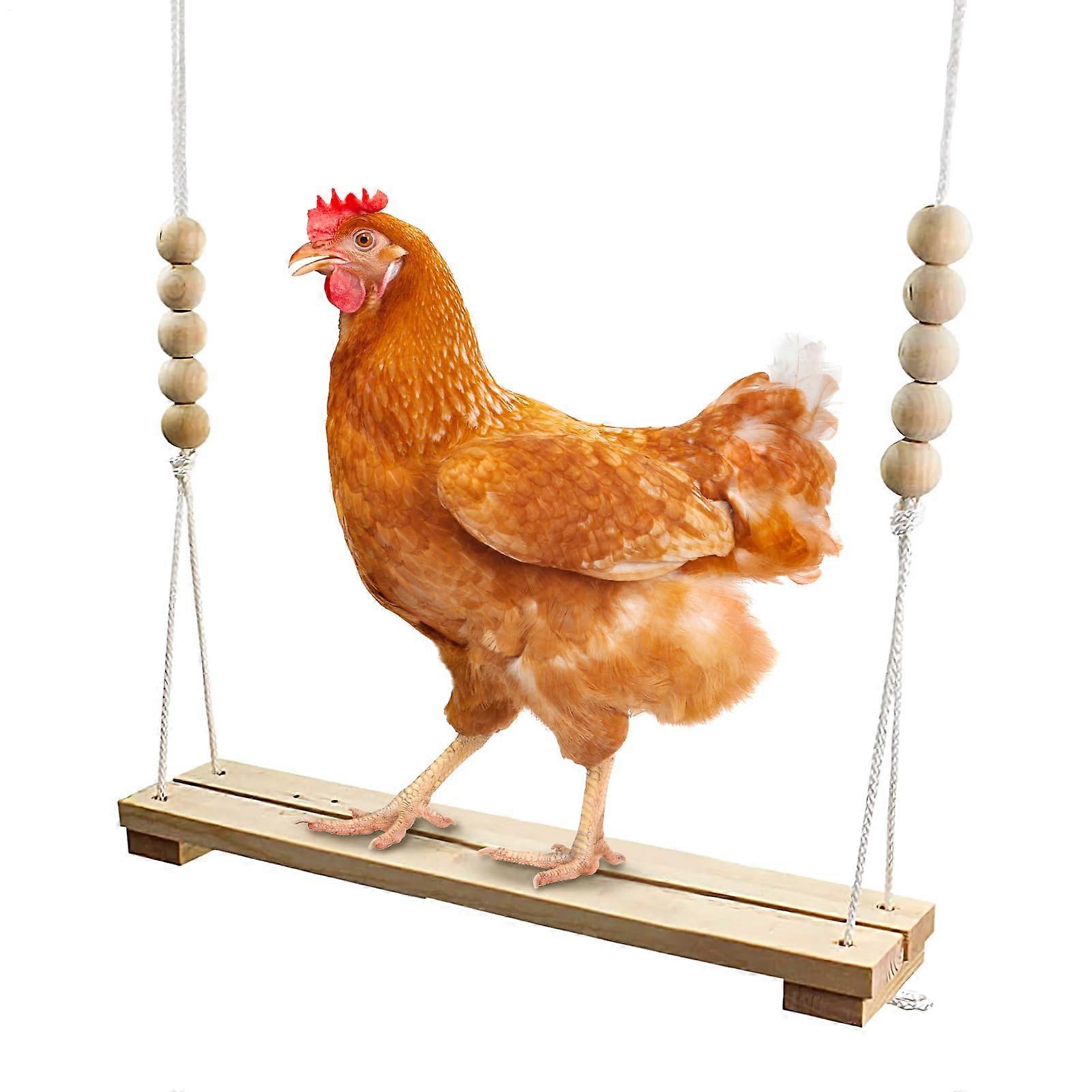 Chicken Barch Wooden Chicken Perch for Chicks - Roosting Bar for Poultry Enrichment - Backyard Habitat Accessory