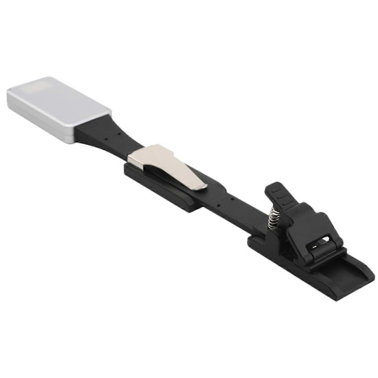 LED Book Light, USB Rechargeable, Adjustable Color  Brightness, Magnetic Clamp for Bedside