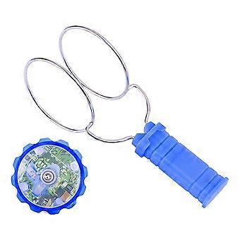 Juguete giroscópico magnético - Rueda giratoria luminosa con efectos de luz - Juguete sensorial reutilizable para bebés y niñas, excelente fabricación.