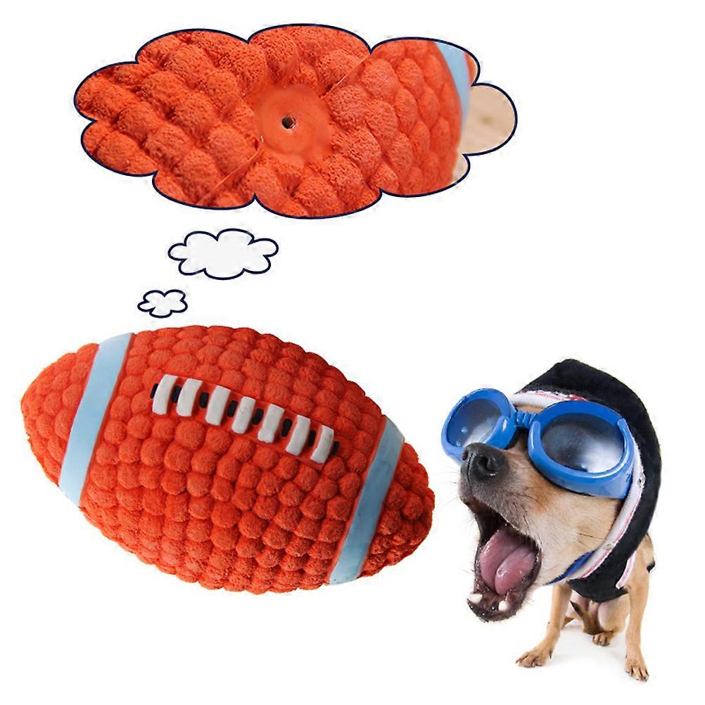 Small Squeaky Toys for Dogs Pet Puppy Chew Toy Latex 3.5×2.2×2.2in Reduce Boredom 1Pack