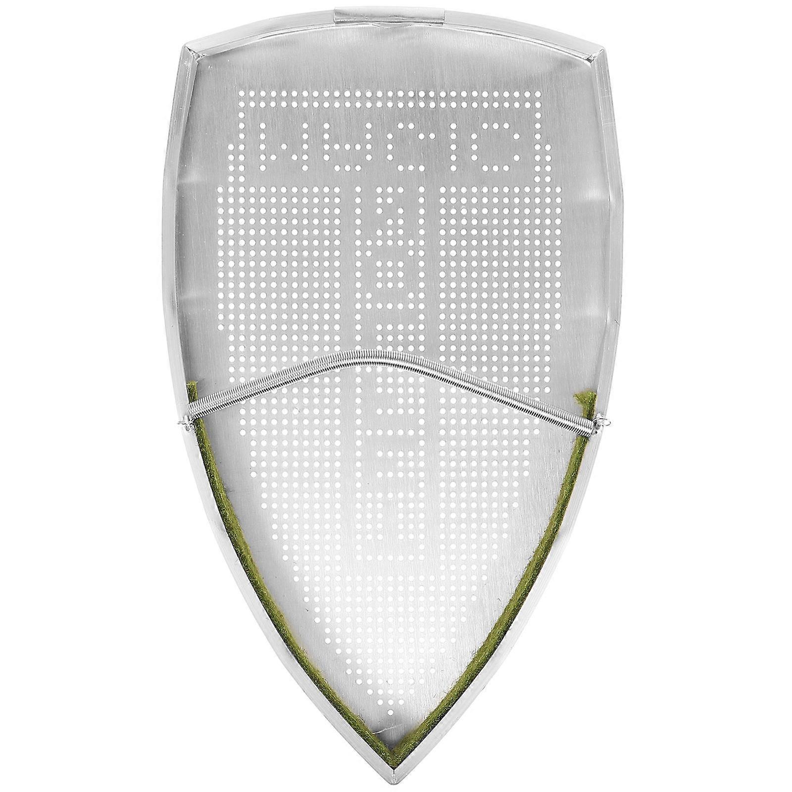 Protective Iron Soleplate Cover Simple Design Household Users Ironing Silver 22x13cm 1Pack