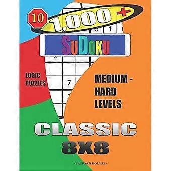 1000 + Sudoku Classic 8x8 : Logikrätsel Mittelschwere Levels