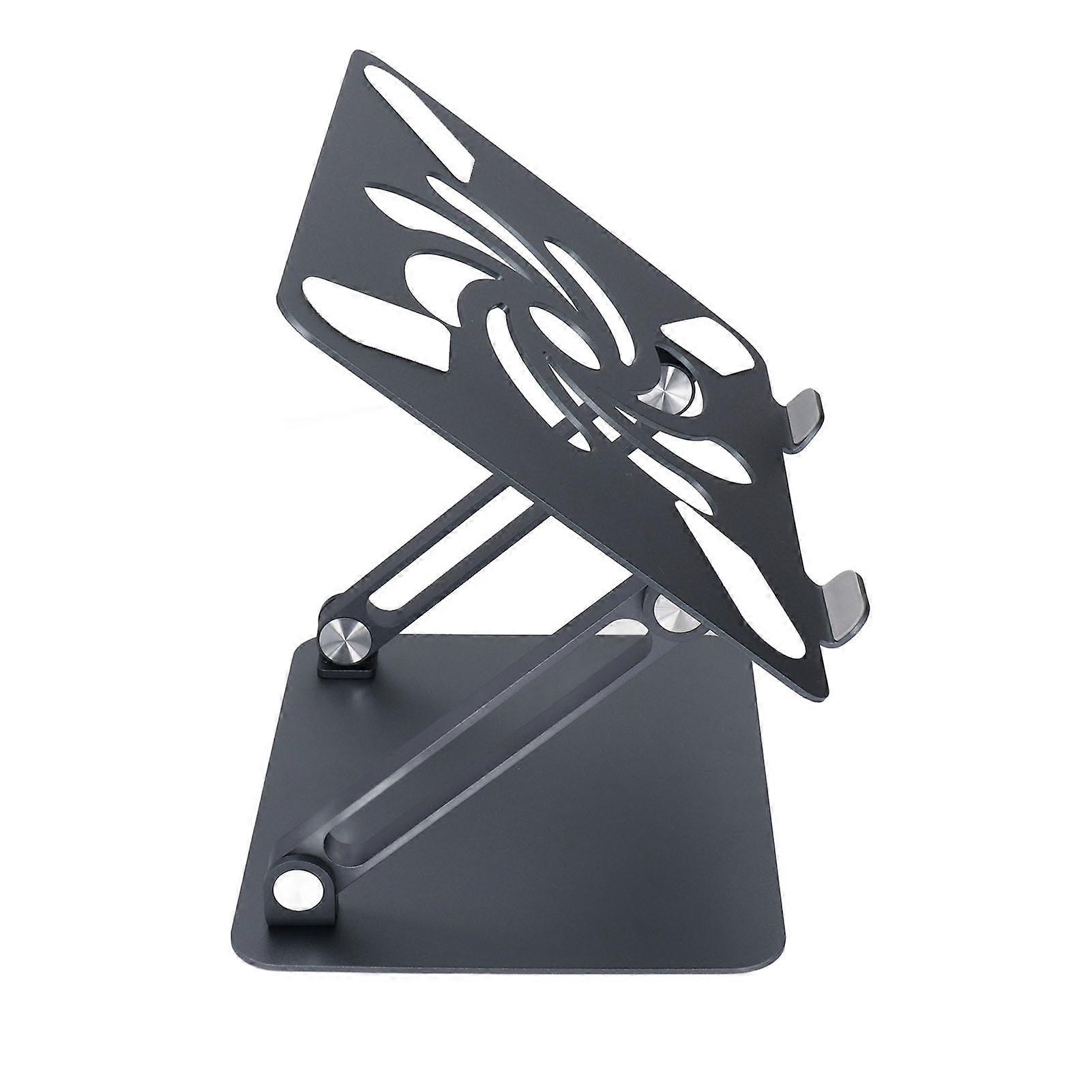 Desk Computer Stand Holder Aluminum Alloy Foldable Adjustable Height Laptop Cooling Bracket for Laptop Notebook Tablet 
