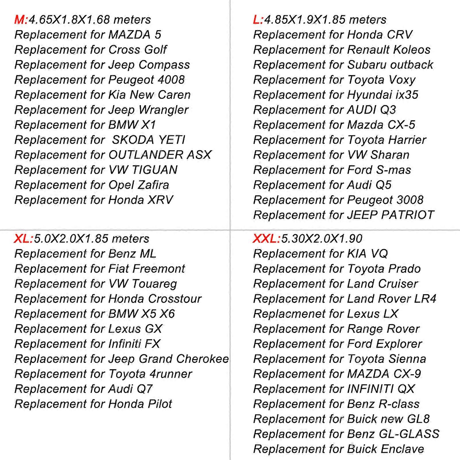Staubdichte Autoabdeckung für SUV mit Sonnenschutz