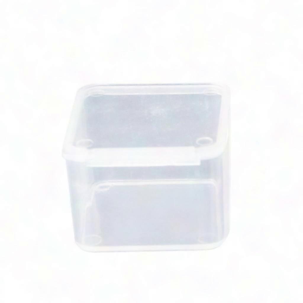 Transparent Plastic Containers for Storing Beads and Crafting Supplies