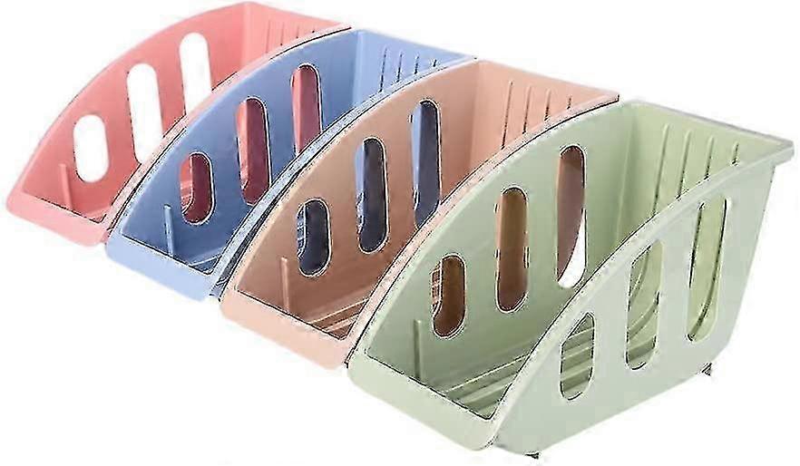 Set Of 4 Plastic Dish Racks For Kitchen Cupboard