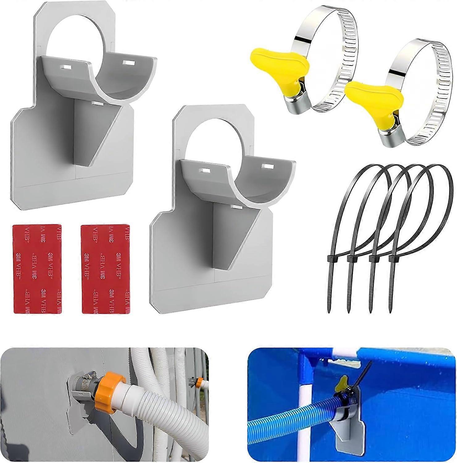10 Pieces Pool Hose Support | Above Ground Pool Accessory with Anti-Puncture