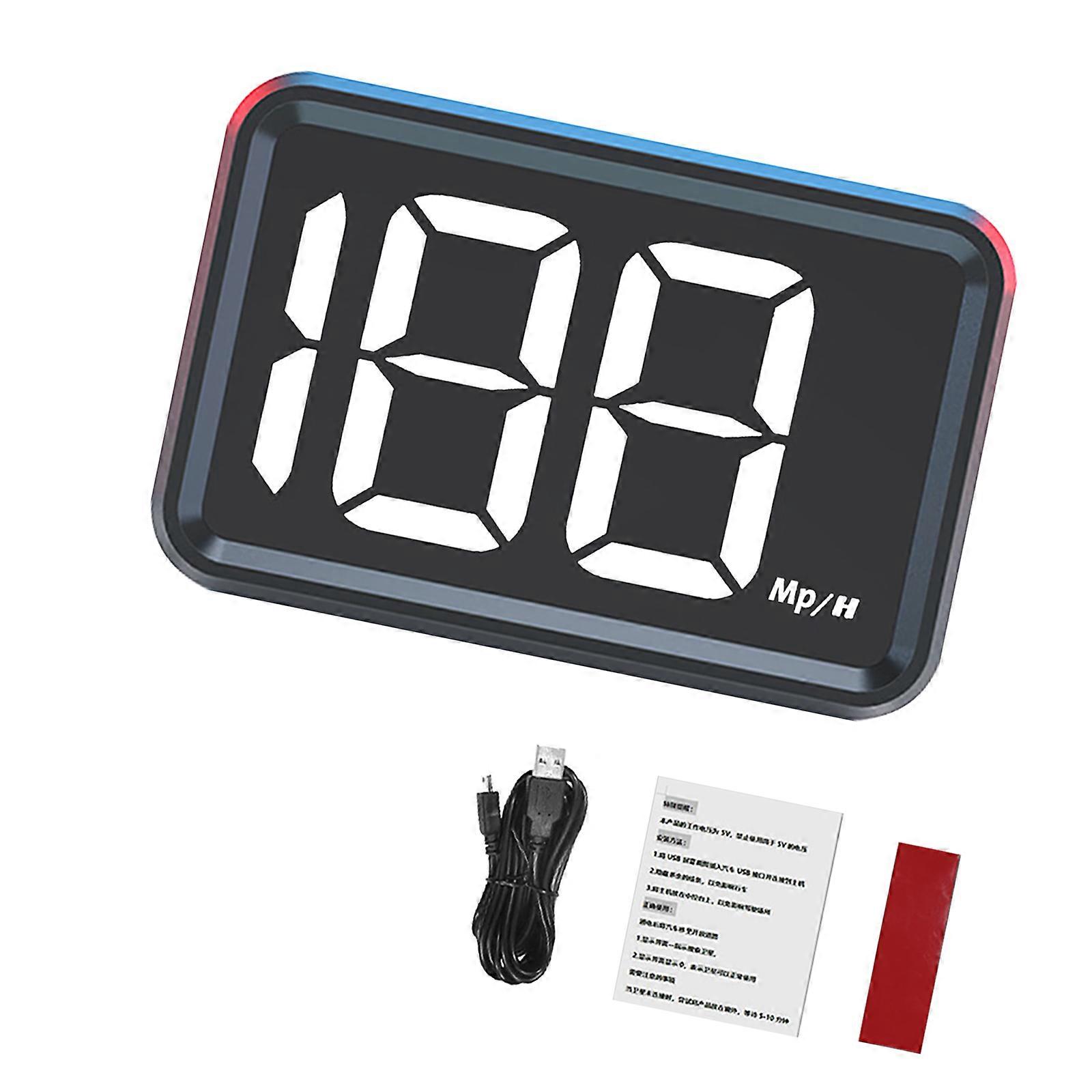 Advanced LED Car HUD High Resolution Dashboard Display With Automatic Brightness Adjustment Waterproof For Night Driving Multicolor