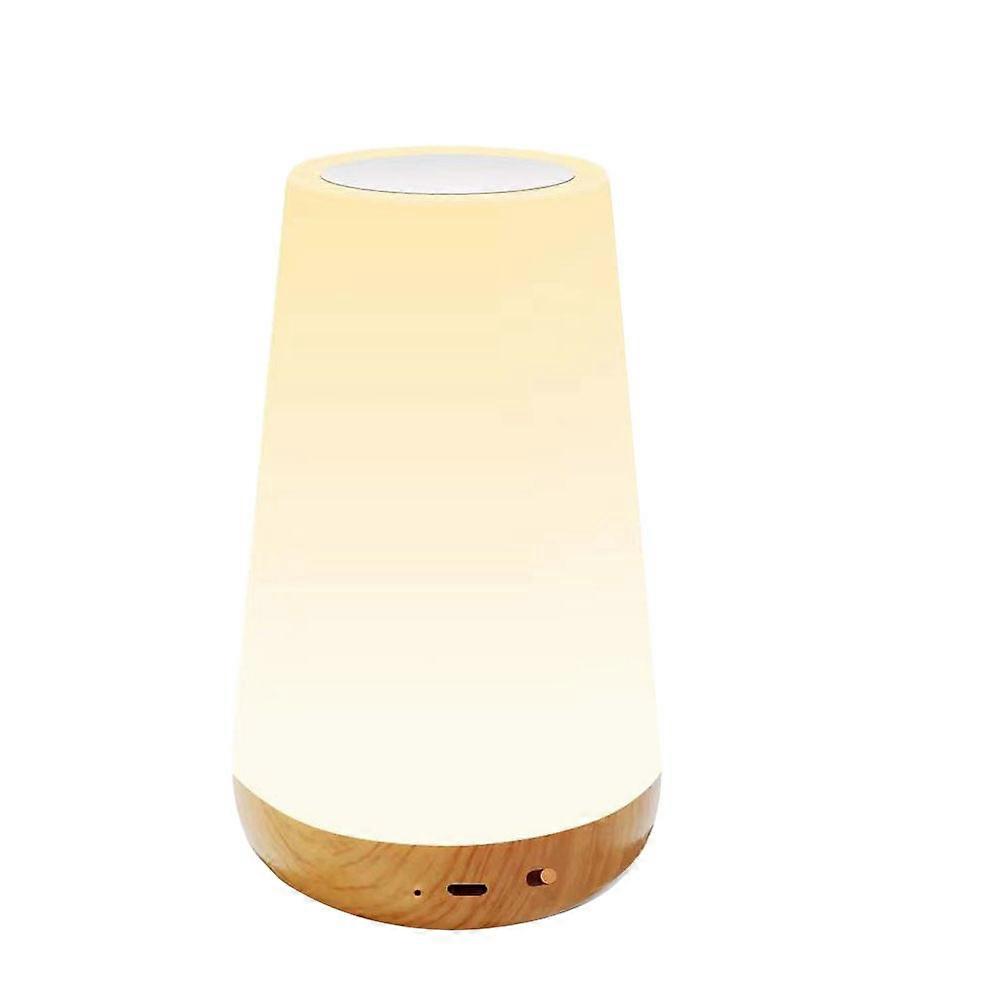 Touch Control Ambient Lighting Night Light Color Changing Bedside Users Room Decorators ABS Material 1Set