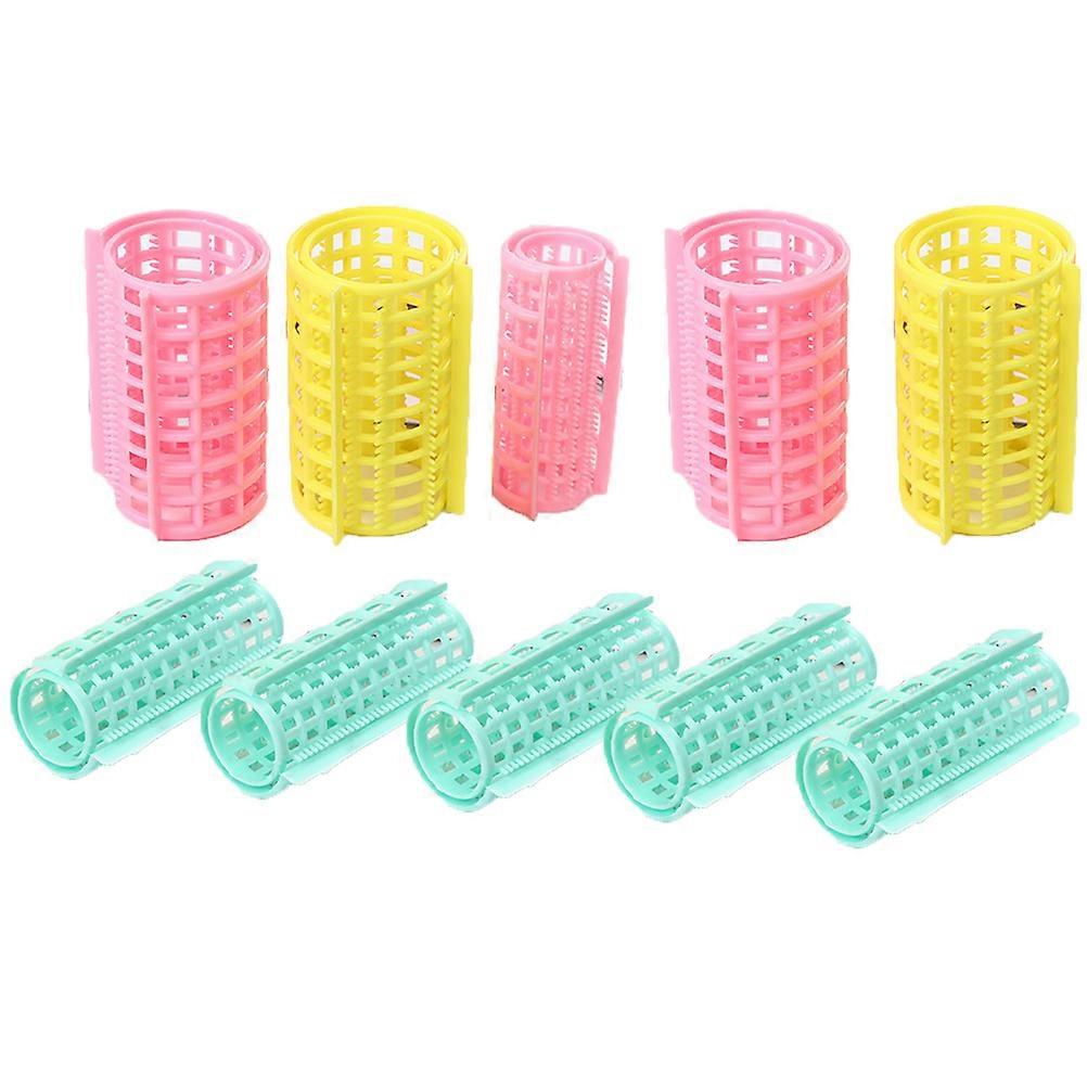 Plastic Hair Curlers for Styling Assorted Color 36pcs Set with Various Sizes 3.6 2.5 2.0 3.0