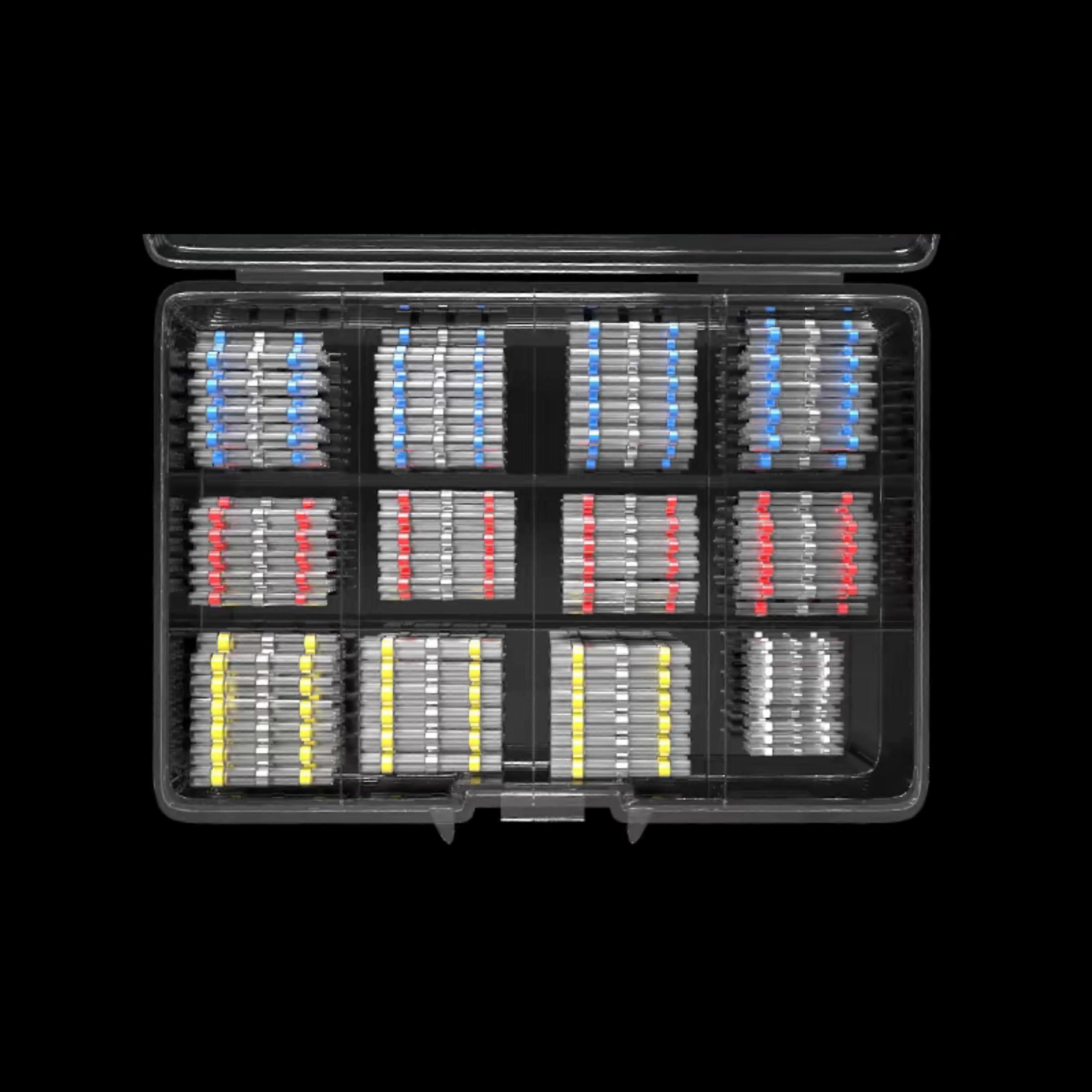 220Pcs Heat Shrink Connectors Set, Butt Crimp Connectors, 4 Sizes 2610AWG