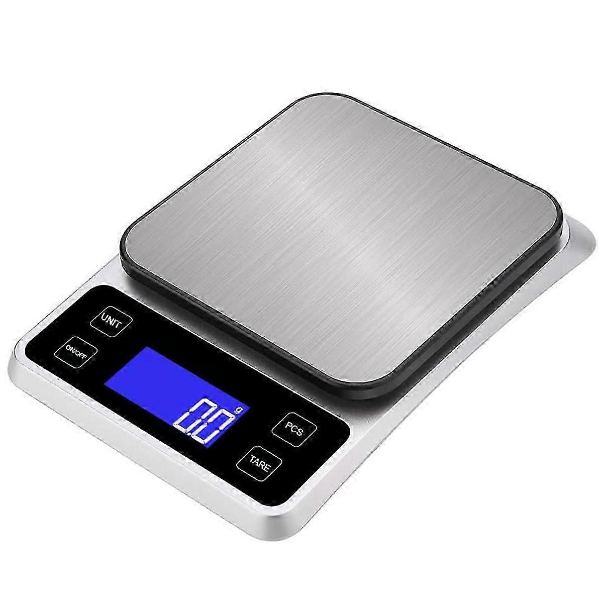 食品スケールグラムとオンスの重量、調理とベーキング用の5kg / 0.1gキッチンスケール、LCDディスプレイ付き高精度電子スケール