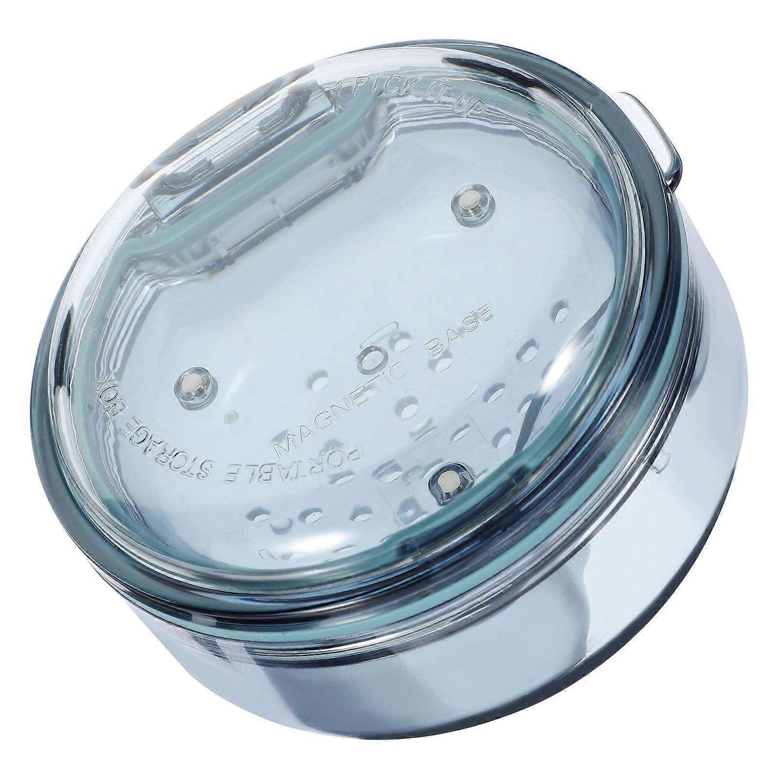 Retainer Storage Box Denture Storage Case For Users With Dentures Portable 9.50X9.50X6.00CM 1Pack