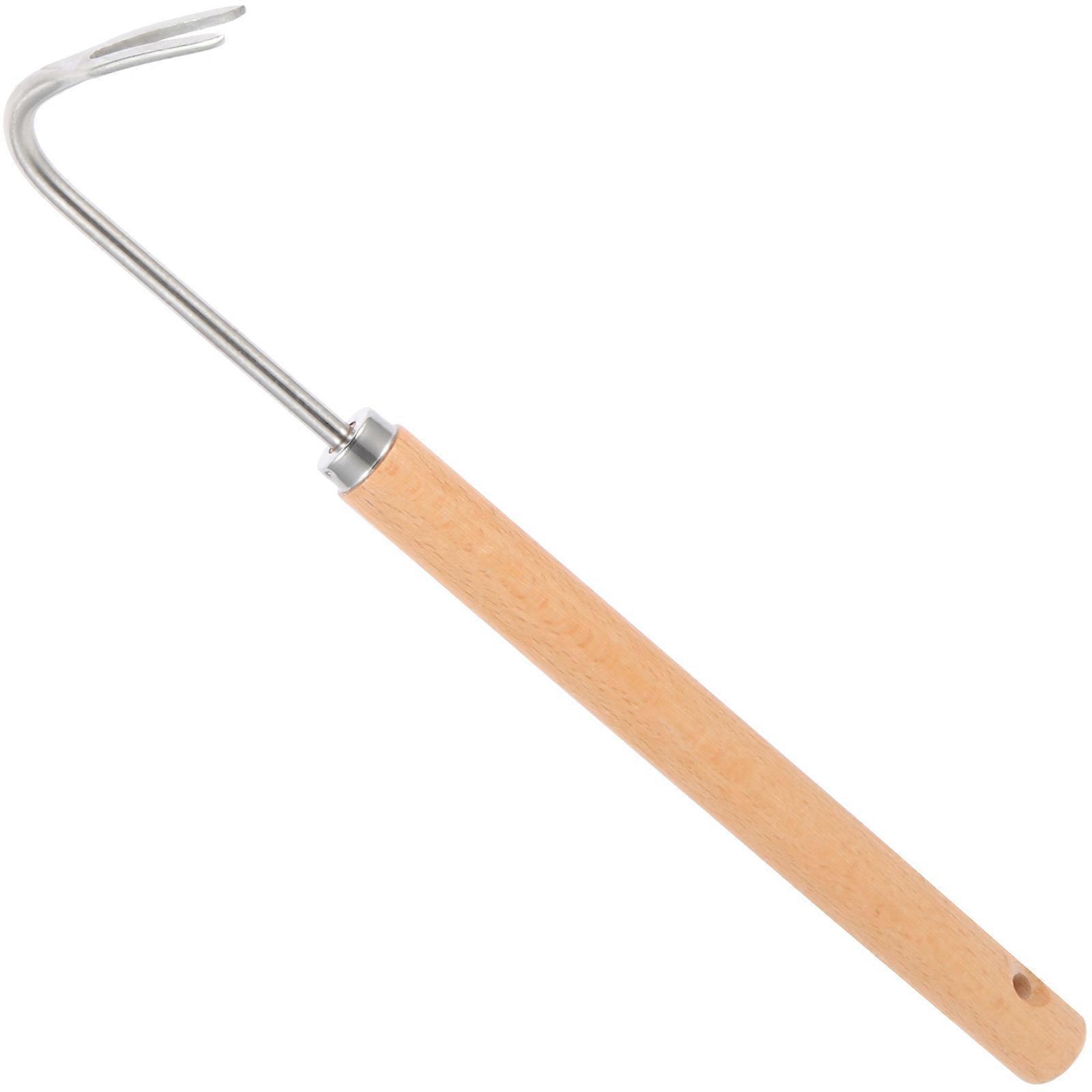 Sturdy Stainless Steel Weeding Tool with Ergonomic Handle for Gardening Lightweight and Durable 6.5 inches
