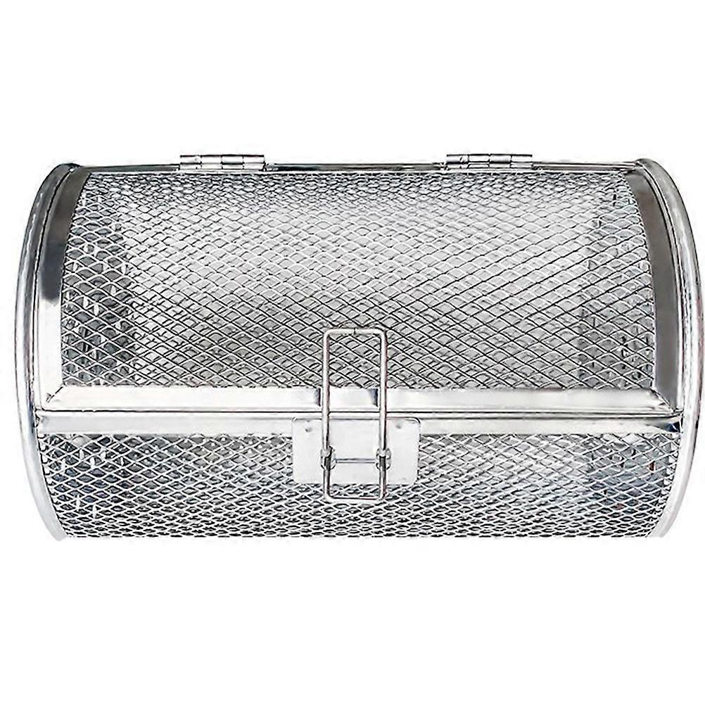 Acier inoxydable Rôtissoire Panier Grill Torréfacteur Cage Four Friteuse à air Conception rotative Noix Haricots