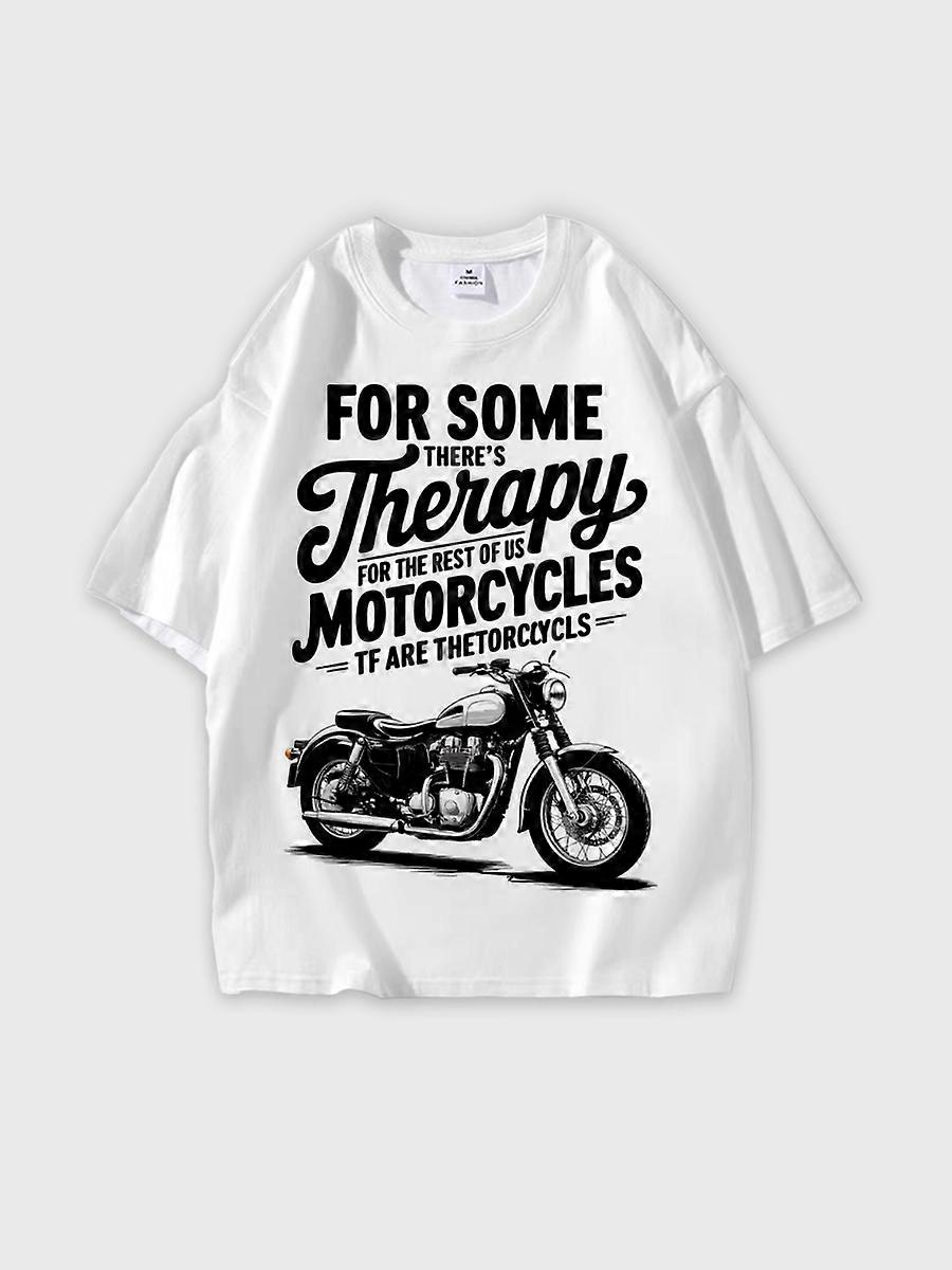 T-shirt round neck Pattern loose short sleeve E390