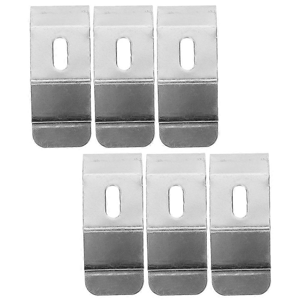Silver Roller Shade Hardware for Vertical Blind Repair Kit 6Pcs Brackets