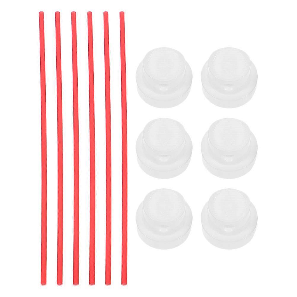 6 Sets Replacement Extension Tubes for Spray Can Nozzles Tips and Straws for Oil Cleaner Maintenance and Fluid Application