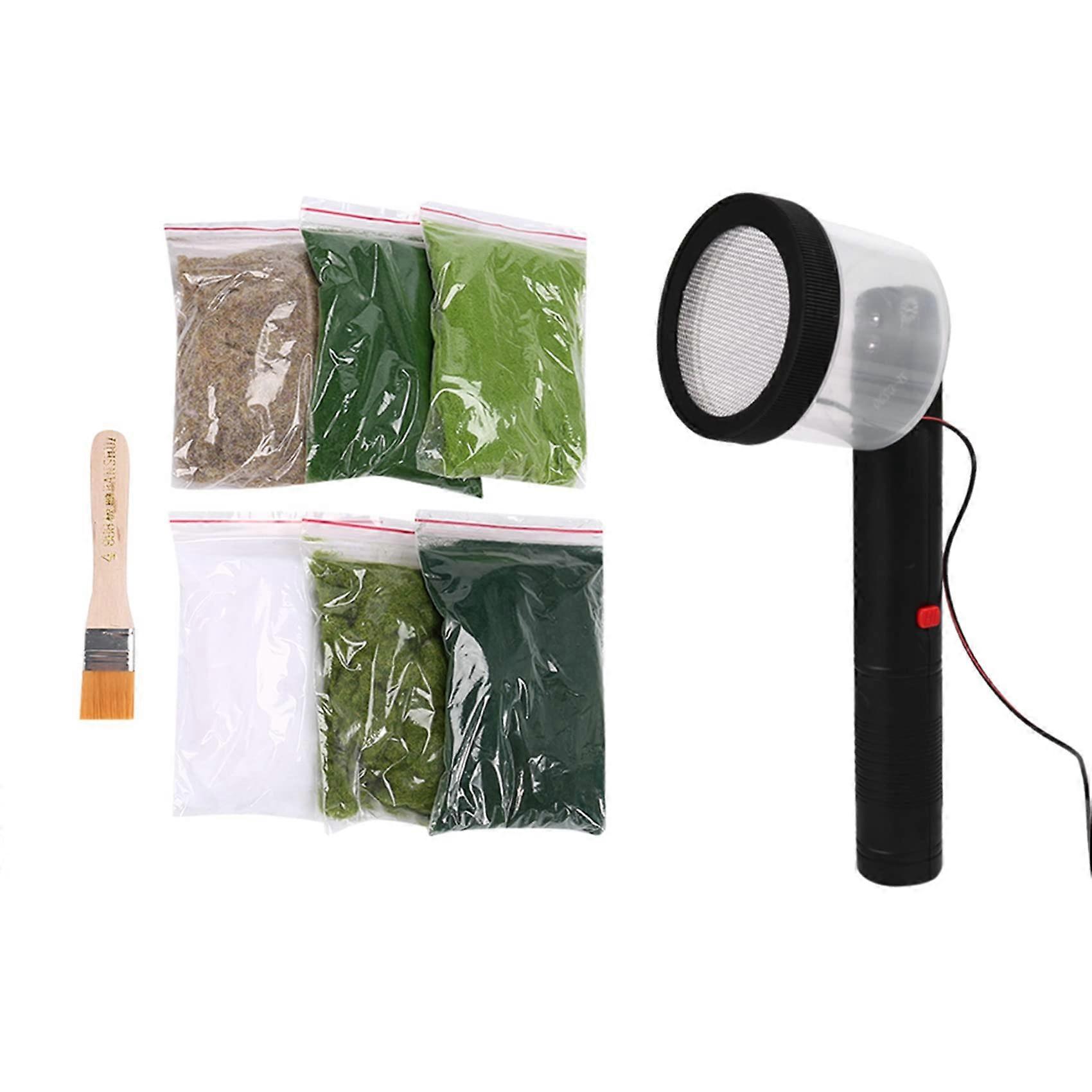 Mini applicator for electrostatic flocking, portable, static lawn/batterypowered static flocking applicator
