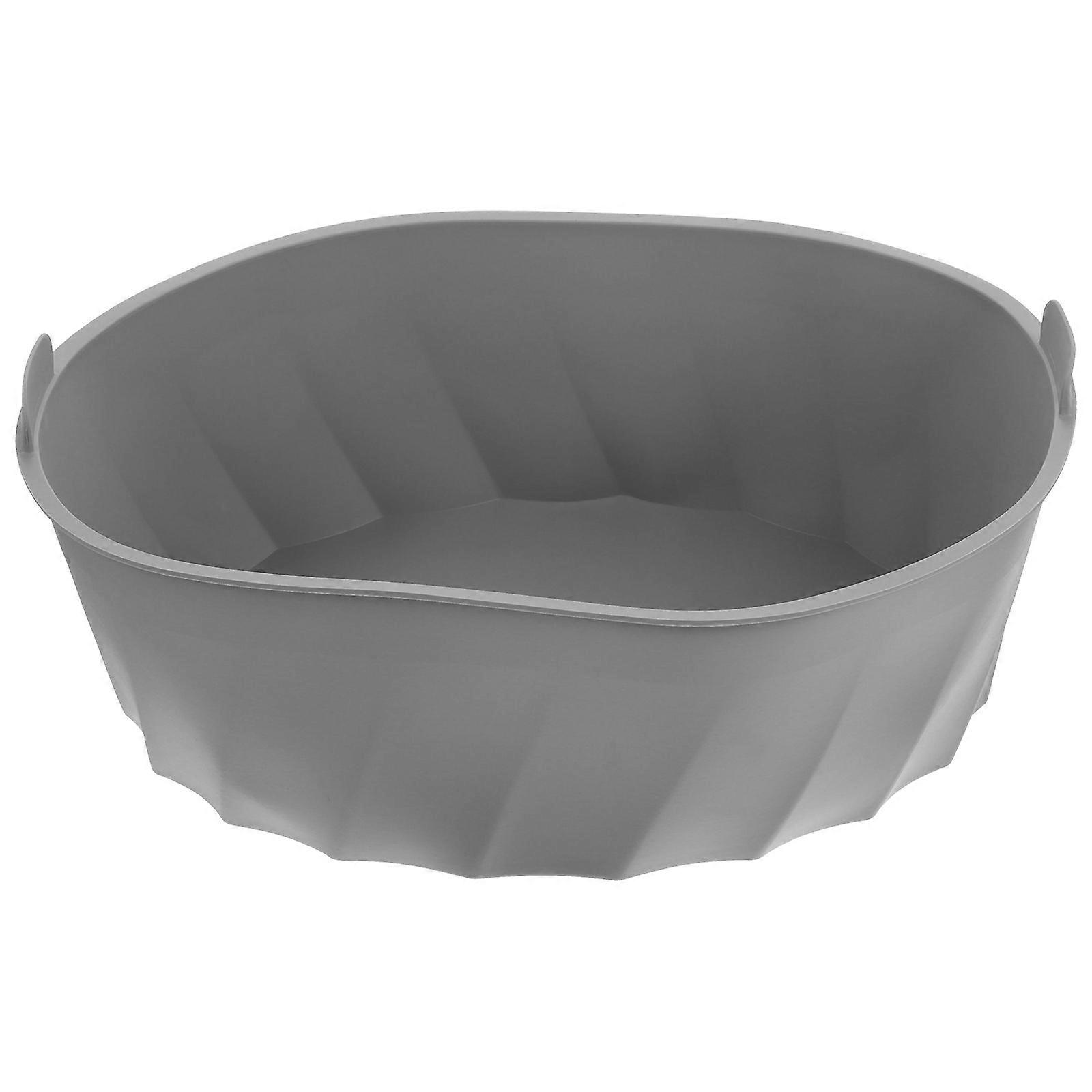 Silicone Slow Cooker Liner Grey Reusable Kitchen Supplies with Proper Size for