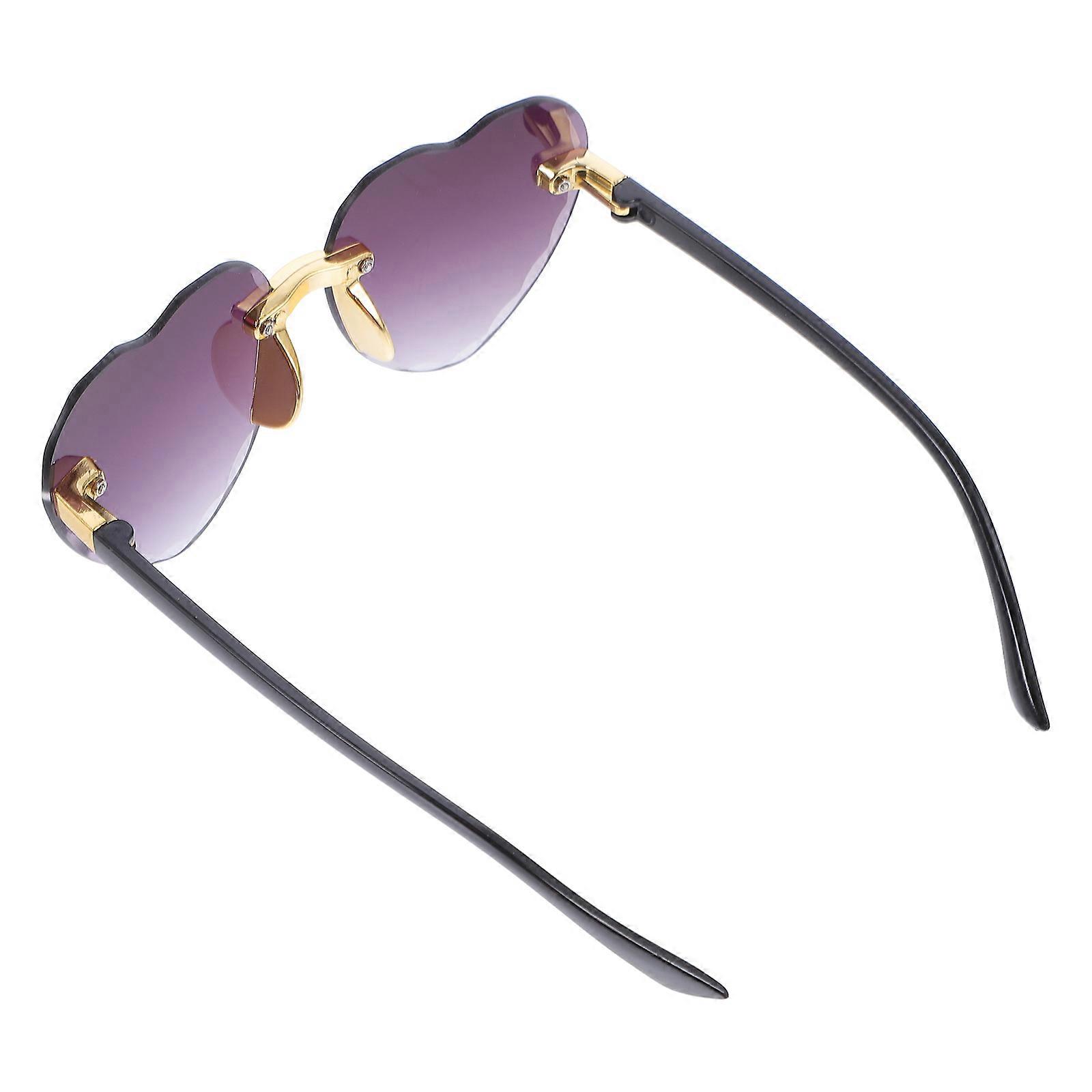 Here's a refined and appealing product description for your **Frameless Heart Shaped Sunglasses**:
### π 1 Pair Frameless Heart Shaped Gradient